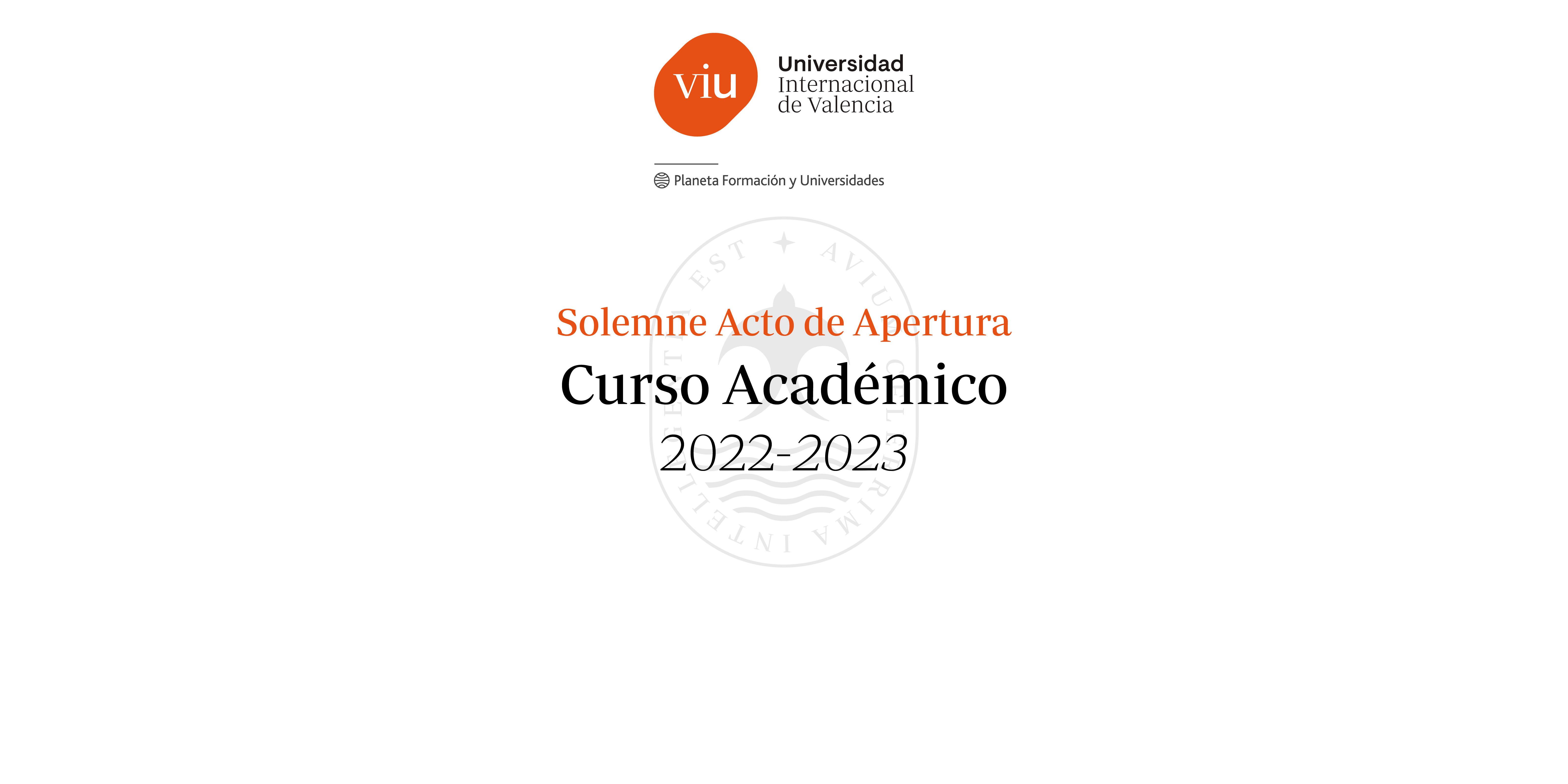 La Universidad Internacional De Valencia Celebrará Su Acto De Apertura ...